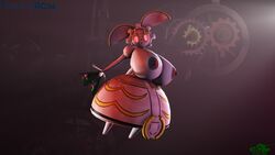 3d female female_only hyper hyper_breasts magearna pokemon rgtdwtbr solo source_filmmaker