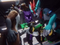 3d_(artwork) absurd_res anal anal_sex animal_genitalia animal_humanoid animal_penis anthro apollo_(malikproto) arms_tied athletic balls basement being_watched bent_over big_balls big_dom_small_sub big_penis black_body black_penis blender_(artwork) bodily_fluids bondage bound brown_body canine_genitalia canine_penis closed_eyes cum cum_drip cum_in_ass cum_in_mouth cum_inside cum_on_face deep_throat digital_media_(artwork) dominant double_penetration dragon dragon_humanoid dripping eiffel_tower eiffel_tower_position ejaculation equine_genitalia equine_penis erection extreme_penetration face_fucking fellatio forced forced_anal forced_oral forest_foxtail furniture gang_rape gangbang genital_fluids genitals golden_markings green_body green_penis group group_sex harness hi_res humanoid irrumatio kerchief kinktober kinktober_2025 kneeling larger_male leaking leaking_cum leaking_precum looking_at_another machine male male/male male_on_bottom male_penetrated male_penetrating male_penetrating_male malikproto muscular mythological_creature mythological_scalie mythology neck_tuft on_bottom on_table oral oral_penetration oral_rape orgy orion_(pupspartan110) penetration penile penile_penetration penis penis_in_ass penis_in_mouth penis_shaped_bulge precum precum_drip protogen protogen_armor protogen_face protogen_visor purple_body purple_eyes purple_penis rape rape_face restrained restrained_arms restraints rope rope_bondage rough_sex scalie sex size_difference smaller_male smaller_penetrated spitroast stomach_bulge suspension_bridge_position table toned_vulper tuft unwanted_arousal unwanted_cum_inside unwanted_erection vaughn_(tylertheswitch) vein veiny_penis vulper waiting waiting_for_turn white_body