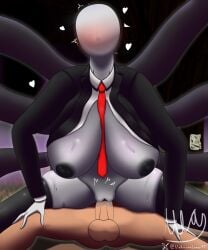 slenderman from creepypasta by unknownlemon