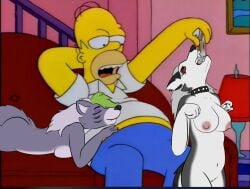 homer simpson from five nights at freddy's by pickles-hyena