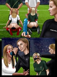 2018_fifa_world_cup anal ass australia blowjob bottomless buttplug comic deepthroat defeat defeated denmark extro femdom fernanda_colombo_uliana football gag gagged gagging humiliation penalty_game referee score soccer soccer_shoes soccer_uniform socks sport sports uniform unseen_male_face victory world_cup