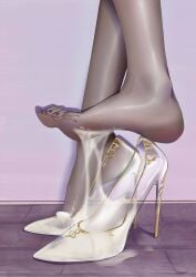 1girls azur_lane cum cum_in_heels cum_in_shoe cum_on_feet cum_on_heels cum_on_shoes drenched_in_cum exianble feet feet_only female female_only foot_fetish foot_focus heels heels_fetish high_heels high_heels_focus human light-skinned_female light_skin nylons pantyhose sakura_empire_(azur_lane) semen shoe_fetish shoes shoes_only solo sperm stockings tagme transparent transparent_footwear transparent_high_heels unseen_character watarase_(azur_lane)