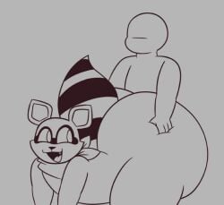 rambley raccoon from indigo park by tunemon
