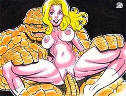 ben_grimm fantastic_four female human invisible_woman male marvel rob_durham straight sue_storm the_thing_(marvel)