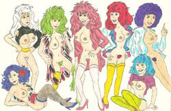 aja_leith areola blue_hair clothing erect_nipples green_hair high_heels incest jem_and_the_holograms jerrica_benton kimber_benton nipples older_sister pink_hair pizzazz pubic_hair purple_hair pussy red_hair roxy shana_elmsford silver_hair sisters stockings stormer teal_hair thighhighs white_hair