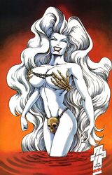 ass big_breasts big_butt breasts chaos_comics evil_face evil_laugh hand_bra handbra huge_ass huge_breasts jason_jensen lady_death steven_hughes