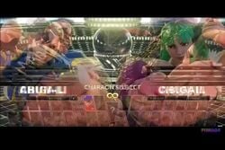 1girls 2boys 3d animated ass_up brown_hair chun-li cum cumming dark-skinned_male dark_skin fanboy_sound female female_focus footjob groan groaning guile interracial male moaning music oscarkim123 solo_focus sound sound_effects straight street_fighter street_fighter_v tagme urien video