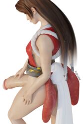 mai shiranui from fatal fury by futasalad
