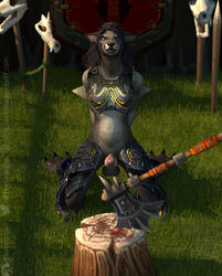 1futa anthro blizzard_entertainment canid ears_down execution fear fur furry futa_focus futa_only futanari hands_tied hi_res imminent_death intersex mammal mouth_tied on_knees solo thatworgen tied_hands tied_mouth video_games warcraft were werecanid worgen