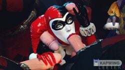 1girls 3d animated batman:_arkham_knight batman_(series) big_penis blowbang blowjob blue_eyes cock_worship dc dc_comics domino_mask draining fellatio female female_focus handjob harley's_thug harley_quinn harley_quinn_(arkham) harley_quinn_(arkham_knight) harley_quinn_(classic) huge_cock joker latex leeterr light-skinned_male light_skin lipstick makeup male mask masturbation mp4 multiple_males oral penis shiny_clothes small_penis sound straight sucking the_joker video villain