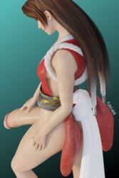 mai shiranui from fatal fury by futasalad