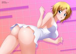 1girls ass female kaori_shiruko nipples original original_character zel-sama