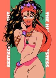 1girls female female_only jojo's_bizarre_adventure midler nipples stardust_crusaders vagina