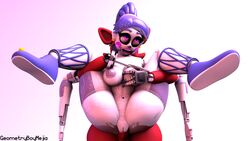 16:9 1boy 1boy1girl 1girls 3d 3d_(artwork) 3d_model 4k absurd_res ballora ballora_(fnafsl) duo female five_nights_at_freddy's five_nights_at_freddy's:_sister_location fnaf foxy_(fnaf) full_nelson geometryboymejia hi_res male male/female robot robot_girl scottgames sex sister_location video_games widescreen