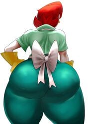 1girls ass back big_ass big_butt bottom_heavy bubble_butt cartoon_network dexter's_laboratory dexter's_mom fat_ass female huge_ass hyper_thighs large_ass lyn_nyl massive_thighs milf mother on_back thick_ass thick_thighs thunder_thighs white_background