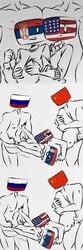 2boys 2girls china_(countryhumans) countryhumans countryhumans_girl cum_in_pussy cum_inside eyes_closed female female_penetrated flags flawsy forced half-closed_eyes larger_male male penetration rape russia russia_(countryhumans) serbia_(countryhumans) sex simple_background size_difference small_breasts smaller_female soviet_union spread_legs surprised tagme united_states_of_america united_states_of_america_(countryhumans)