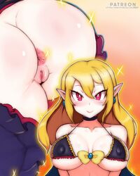 1girls anus ass big_ass big_breasts breasts disgaea disgaea_2 erect_nipples female female_only large_breasts looking_at_viewer nipples pussy randomboobguy rozalin solo