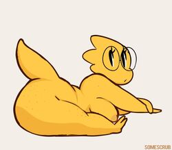 alphys from undertale by somescrub
