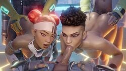 2girls 3boys 3d african african_female animated apex_legends asian asian_male ass ass_grab bangalore blender bouncing_breasts breathing caustic_(apex_legends) crypto_(apex_legends) dark-skinned_female dark-skinned_male doggy_style double_bun dzooworks fellatio female fivesome group_sex hand_on_hip hips interracial large_ass large_penis lifeline_(apex_legends) longer_than_30_seconds male moaning mp4 naked partially_clothed penetration penis seer_(apex_legends) sex short_hair silkymilk sound spitroast straight thick_ass thick_thighs vaginal_penetration video video_games voice_acted watermark wet