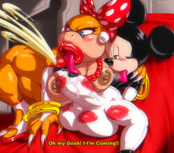 ! 1boy 1girls accessory angelauxes anthro ass big big_balls big_butt big_lips big_penis blush breasts bulge censored closed_eyes clothing crossover cum cum_announcement cum_shot disney domination duo ejaculation english_text erection erection_under_clothes fellatio female female_domination femdom genitals hair_accessory hair_ribbon hairbow half-closed_eyes huge_lips hyper_balls hyper_penis jewelry kiss_mark kissing legwear licking licking_penis licking_tip lips lipstick lipstick_mark lipstick_on_balls lipstick_on_penis looking_at_another looking_at_partner male mario_(series) mickey_mouse mosaic_censoring muscular muscular_female necklace nintendo nipples nude oral penis penis_lick reverse_rape ribbons simple_background sitting small_but_hung straight subtitled testicles text thick_lips thick_penis thighs tight_clothes tight_clothing tights tongue tongue_out vein veins veiny veiny_penis video_games vpl wendy_o._koopa white_background