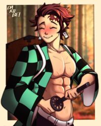 kamado tanjirou from demon slayer by dakube