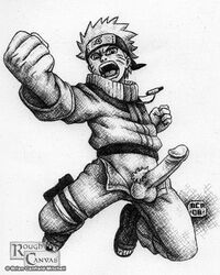 fight_boner male male_only naruto rough_canvas solo uzumaki_naruto