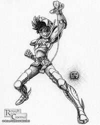 fight_boner male_only pegasus_seiya rough_canvas saint_seiya tagme