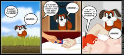 canine comic duck_hunt duck_hunt_dog dueling_analogs hunter meme nintendo