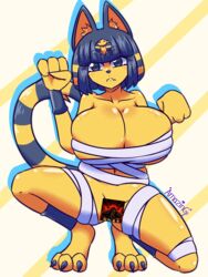 ankha from animal crossing by amazeing666