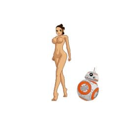 bb-8 female female_focus infinityyul pixel_art rey star_wars the_force_awakens transparent_background