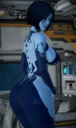 cortana from halo (series) by meish