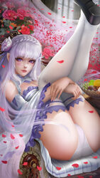 emilia (re:zero) from re:zero kara hajimeru isekai seikatsu by windwalker