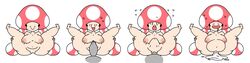 big_ass big_belly big_breasts big_butt chubby chubby_female cum cum_in_pussy cum_inflation cum_inside cumflated_belly cumflation grey_penis inflation large_areolae large_ass large_breasts larger_female mario_(series) nintendo shortstack sleepyslut toadette white_background