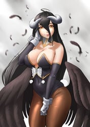 albedo_(overlord) bunny_girl bunnysuit onlyours overlord_(maruyama) succubus