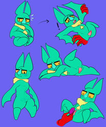 ! absurd_res anthro ass balls blue_body blue_fur blush bodily_fluids cartoon_network chiropteran clothing cum cumshot disembodied_hand drooling duo egg_vibrator ejaculation eugene_(mao_mao:_heroes_of_pure_heart) eyewear fleshysack fur genital_fluids genitals glasses gloves handwear hi_res looking_back looking_pleasured lying male male/male male_focus mammal mao_mao:_heroes_of_pure_heart mostly_offscreen_character multiple_poses nerd nervous on_side one_leg_up orgasm orgasm_face penile penis pinned pose precum purple_background raised_leg rear_view saliva sex sex_toy simple_background sitting solo_focus spread_legs spreading stretching submissive submissive_male sweat vibrator vibrator_on_penis wings