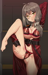 bra girls'_frontline helianthus_(girls'_frontline) nipples nt00 panties pussy uncensored