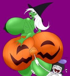 funny halloween hyper_ass lolipop pumpkin_butt rire_(batman123) tagme tasteofchoklit witch witch_hat