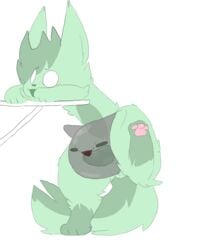 4:5 a_cat_is_fine_too ambiguous_form ambiguous_gender animated anthro balls dicksucking_creature digital_media_(artwork) domestic_cat duo empty_eyes erection felid feline felis fluffy fluffy_ears fluffy_hair fluffy_tail fur genitals goo_creature green_body green_fur hair kale_(somethingunique) male male_focus mammal meme paws penetration penis raised sex short_playtime simple_background slime slime_penetrated slime_rancher somethingunique tabby_slime tabby_slime_(slime_rancher)