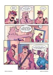 2020 anthro birman casual_nudity catsudon clothing comic dialogue domestic_cat english_text felid feline felis genitals group hyouza jaguar male male_focus mammal mohinya open_mouth page_25 pantherine penis text url