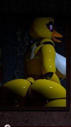 <3_eyes 3d 3d_(artwork) 4k 9:16 absurd_res animatronic anthro areola ass avian beak big_breasts big_butt bird breasts chica_(fnaf) chicken female five_nights_at_freddy's galliform gallus_(genus) geometryboymejia heart hi_res inviting looking_at_viewer machine nipples non-mammal_breasts orange_beak phasianid pink_eyes presenting presenting_hindquarters robot solo thick_thighs video_games wide_hips yellow_body