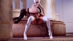 1futa 1girls 3d anal anal_penetration anal_sex animated ass balls big_ass black_hair black_legwear blackjr boots bouncing_balls breasts carrying cum cum_drip cum_in_ass cum_inside dark-skinned_futanari dark_skin disappointed duo erection female female_on_top full-package_futanari futa_on_female futadom futanari girl_on_top grabbing_ass hand_on_hip hand_on_stomach high_heel_boots high_heels holding_hips interracial longer_than_30_seconds medium_breasts moaning naked naked_boots naked_footwear naked_with_shoes_on nier:_automata nude pale-skinned_female penis premature_ejaculation pulsating pumping sex sound straddling testicles thighhighs throbbing video white_hair white_legwear white_skin yorha_2b yorha_2p