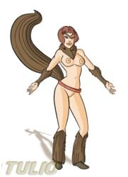 1girls female female_only great_lakes_avengers marvel solo squirrel_girl squirrel_girl_(marvel) straight_hair tagme tulio unibrow