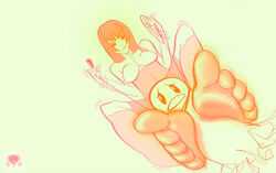 diglett female footjob footjob_with_legwear human human_only pokemon sabrina_(pokemon) sexually_suggestive skillustrate toes