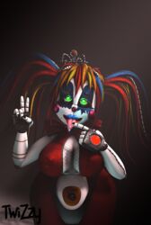 3d 3d_(artwork) baby_(fnafsl) big_breasts circus_baby circus_baby_(fnaf) five_nights_at_freddy's freddy_fazbear's_pizzeria_simulator rckke scrap_baby scrap_baby_(fnaf) scrap_baby_(rckke) solo solo_female tagme