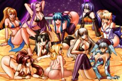 10girls 6+girls all_fours artoria_pendragon ass bikini black_hair blonde_hair blue_eyes bow breasts brown_eyes brown_hair bubble_butt clothing crossover darkstalkers dress fate/stay_night fate_(series) female female_only femsub fire_emblem fire_emblem:_path_of_radiance fire_emblem:_radiant_dawn glasses green_eyes harem inviting jadenkaiba jill_(fire_emblem) kneeling large_breasts loincloth looking_at_viewer mabinogi mario_(series) medusa_(fate) melia_antiqua metroid mia_(fire_emblem) morrigan_aensland multiple_girls multiple_subs nao_(mabinogi) nao_mariota_pryderi nintendo on_all_fours princess_rosalina purple_hair royalty samus_aran sitting stockings submissive_female succubus swimsuit teal_hair tiara tohsaka_rin voluptuous xenoblade_(series) xenoblade_chronicles yuri