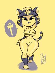 1609bell alternate_body_type alternate_breast_size animal_crossing ankha anthro bell1609 big_breasts big_butt big_nipples breasts cat_ears cleavage feline game nintendo pussy source_request thick_thighs thighs video_game wide_hips year_request