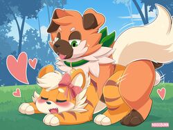 growlithe from nintendo by nikkibunn