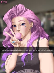 seraphine (league of legends) from blacked by wjs07