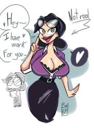 1609bell 1girls bell1609 big_breasts breasts female female_only miss_pauling team_fortress_2