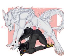 anthro canid canine duo emy_org fox hi_res kain male male/male mammal ren_(reinzza) sergal